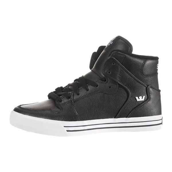 Supra Mens Vaider High Top Shoes - Black | Canada G7918-6H21